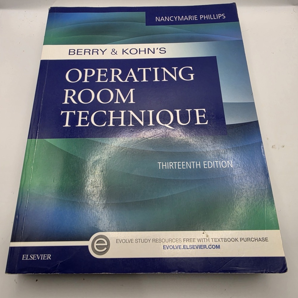 Berry & Kohn's Operating Room Paperback, by Phillips BS RN 9780323399265